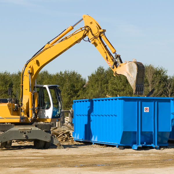 what happens if the residential dumpster is damaged or stolen during rental in Cohagen